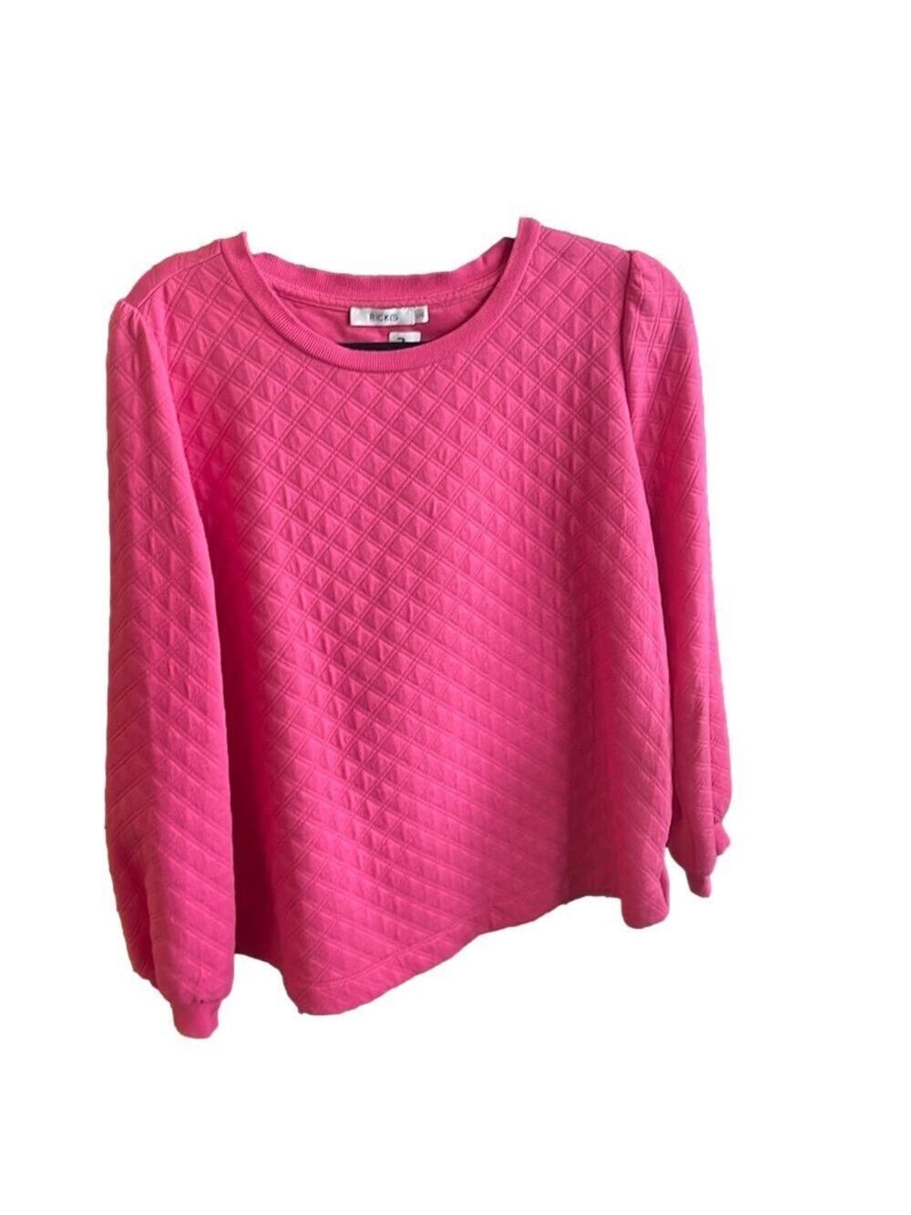 Ricki’s Quilted Jersey top.  Large